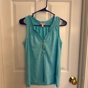 Lilly Pulitzer Sleeveless Blue Top